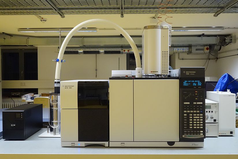 Gas Chromatograph - und Massenspektrometer